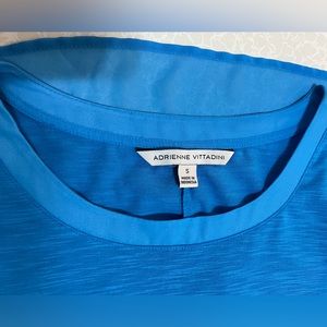 Adrienne Vittadini Small Sleeveless Women Summer Stretch Round Neck Blouse